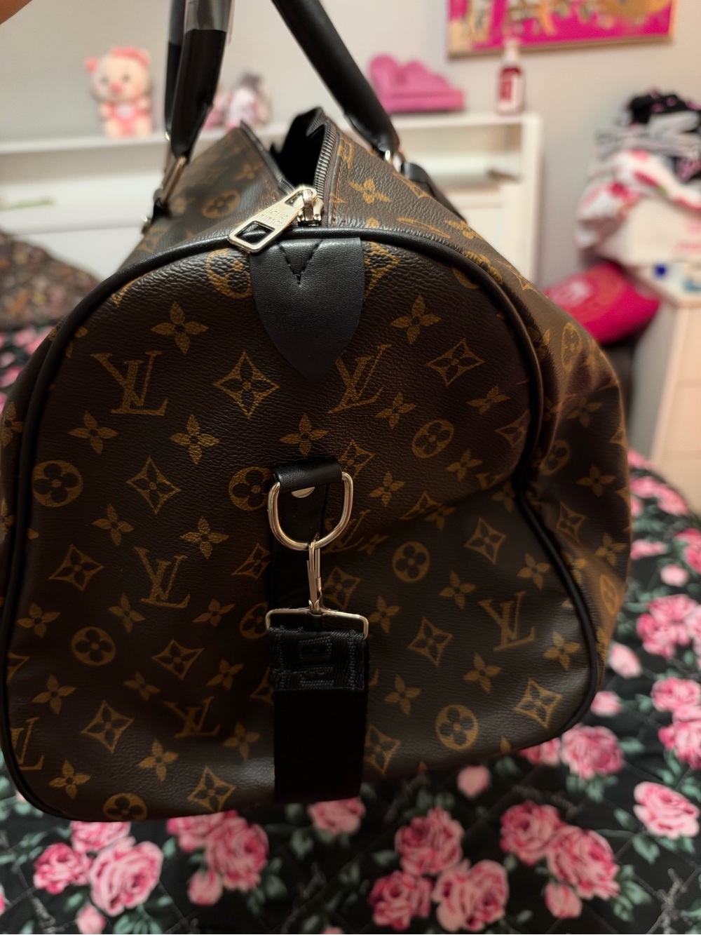 Louis Vuitton Brown Monogram Canvas travel bag - Picture 3 of 5